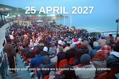 ANZAC Day 2027 ガリポリの夜明けサービスと戦場ツアー