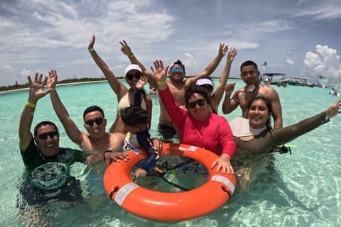 Excursion croisière Cozumel Hors-bord privé pour 2 à 6 personnes