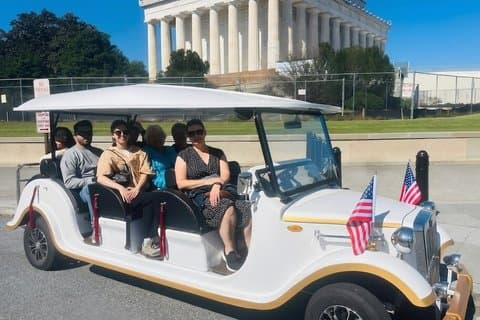 Washington DC Monuments & Memorials Guided Cart Tour