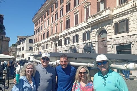 Tour en voiture de golf Rome baroque