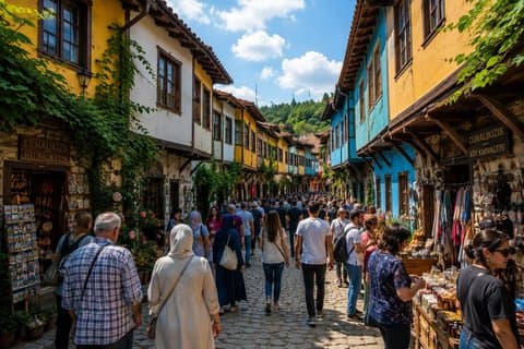Non shopping Bursa Cultural Tour: Funivia RT, Villaggio, Ulu Cami