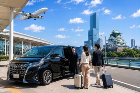 Osaka 5 - Privat time charter med KIX lufthavn transfer