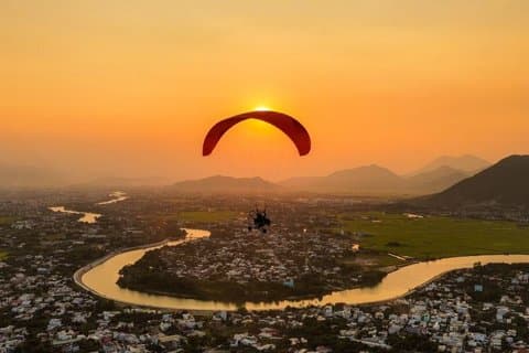 Experiência Paramotor Premium em Nha Trang