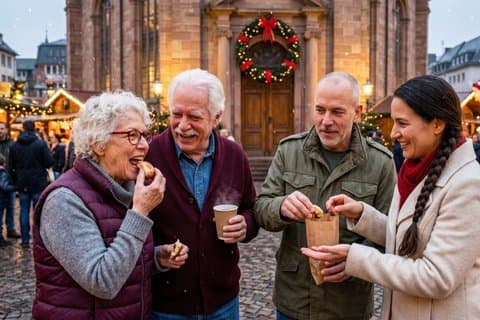 Private Historic Christmas Walking Tour in Frankfurt