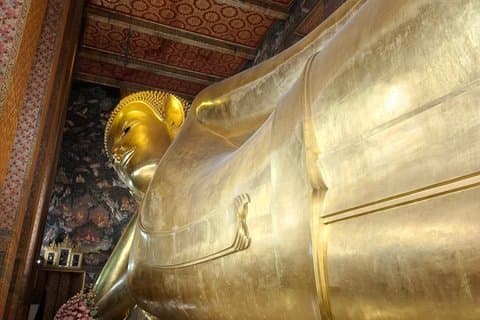 Vredige Wat Pho en authentieke Street Food Tour