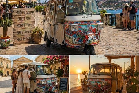 Photo tour by bee calessino between Taormina and Castelmola