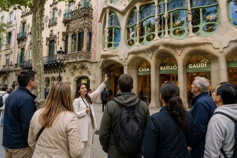 Casa Batlló Exterior Tour e entrada sem linha