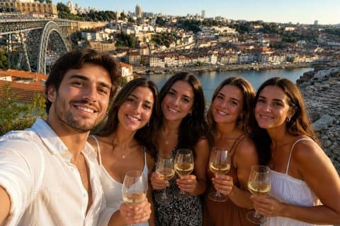 Experiencia gastronómica, vinícola y de vela en Oporto de Mercedes Van
