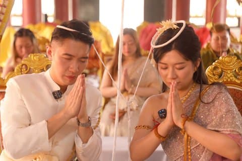 Thailändische Hochzeitszeremonie (Chiang Mai)