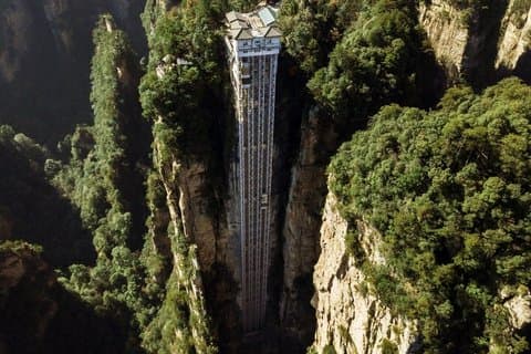 Zhangjiajie Avatar flydende bjerg 1 dag privat tur