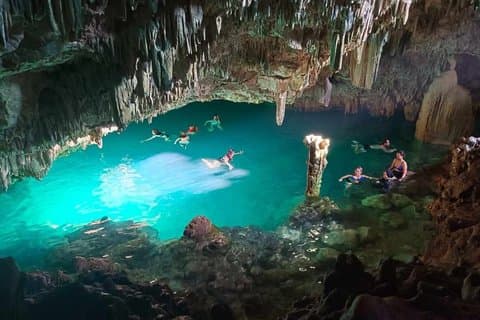 Cunca Wulang Waterfall and Rangko Cave Tour