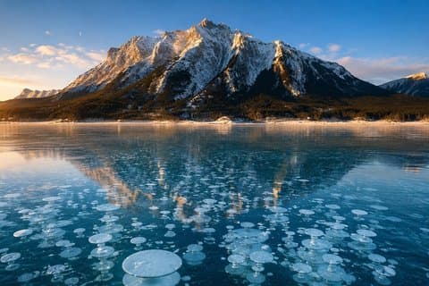Abraham Lake Ice Bubble Hunt Full Day Tour