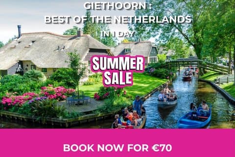 Daytrip Tour from Amsterdam to Giethoorn with boat tour included