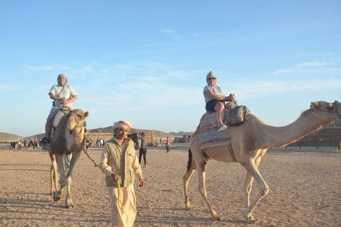 Hurghada - 2 timers kamelrejse i ørkenen og stranden med transfer