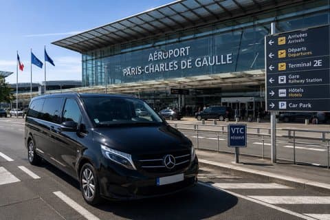 Privater Transfer CDG Paris in VAN