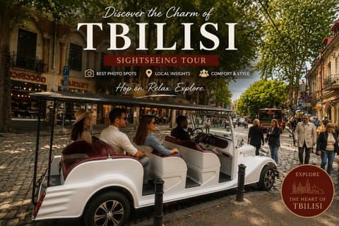 Tbilisi: Sightseeing with Electric Car with Local stories