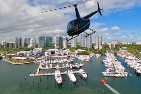 Miami Helikopter tur: fantastisk Miami Skyline og havutsikt
