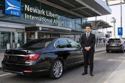 Trasferimento privato di lusso da EWR a Manhattan | Sedan, SUV & Van