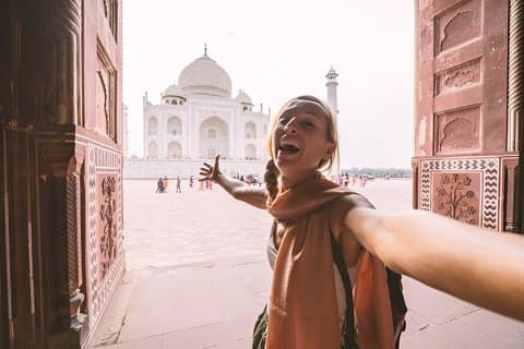 Private Taj Mahal, Agra Fort & Mehtab Bagh Tour saindo de Delhi