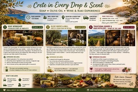 Soap - Wine - Raki - Olive Oil | Meet the local Producers Tour