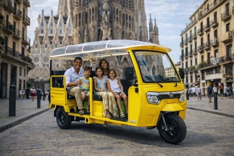 Ervaar Barcelona met privé Tuk Tuk Tour