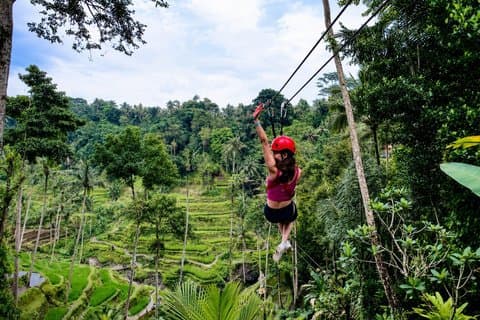 Bali Ubud Zipline et VTT Quad Bike Adventure