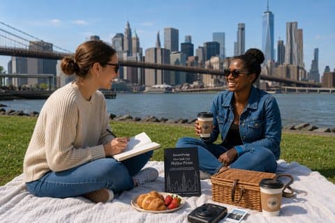 Skyline Picnic and Goal Setting in New York