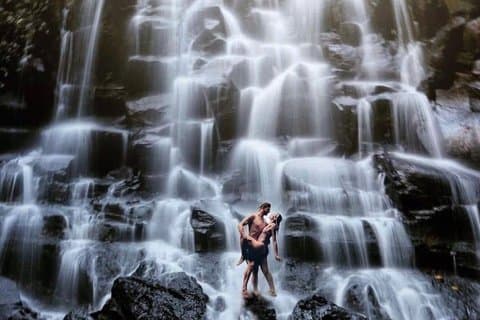 Ubud Monkey Forest, Water Temple, Waterfall og risterrasser