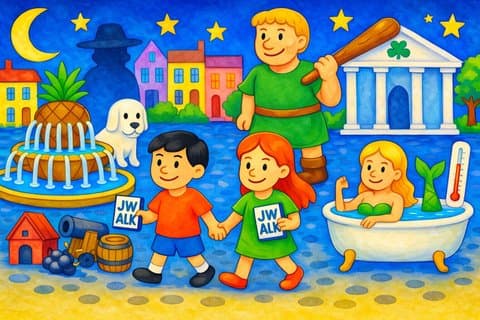 Esperienza di passaporto notturno per famiglie a Charleston