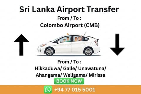 Sri Lanka: Private Car/Van with Driver -From/To Any Location