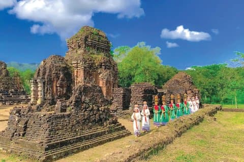 Tour de lujo para grupos pequeños a las ruinas de mi hijo y crucero por el río Hoi An