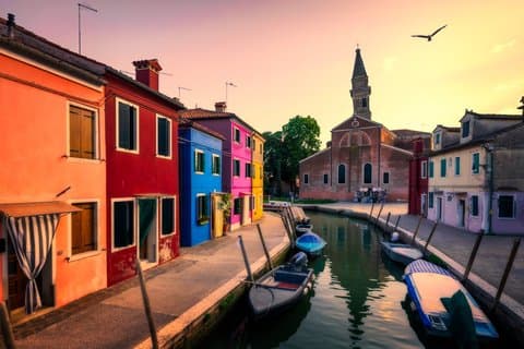 Privat øytur: Murano og Burano