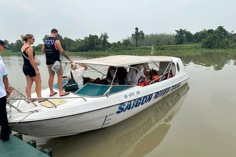 Cu Chi Explorador Luxo Eco Barco Viagem