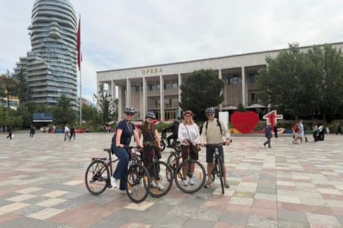 Tirana Bike Tour : City Highlights, Grand Park & Lake