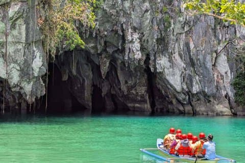 3N1 Underground River Sabang Zipline Mangrove paddle boat