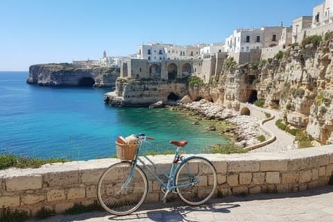 Fahrradverleih in Polignano a Mare: Entdecken Sie die Küste Apuliens