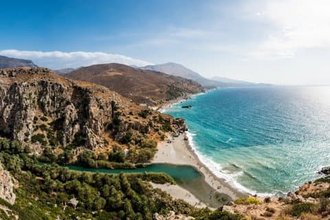 Private Shore Tour: Kourtaliotiko Gorge & Preveli Beach Escape