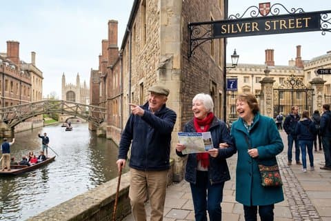 Visite privée à pied du patrimoine dans la vieille ville de Cambridge