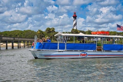 St Augustine Historic Landmark Boat Tour with Sunset Option