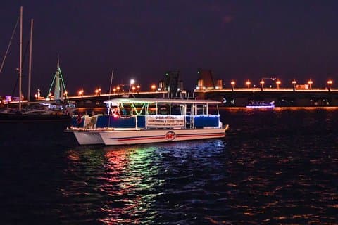 St Augustine Nights of Lights tur med Narrated Sunset alternativ