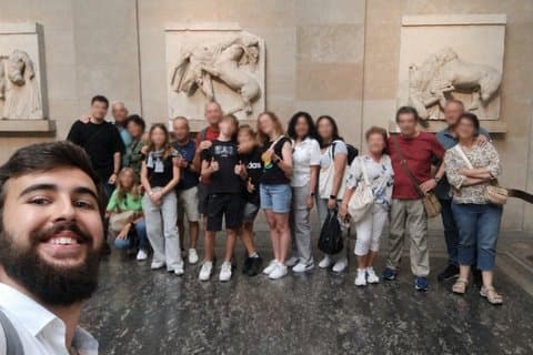 Visite du British Museum de l'historien en Anglais et Espagnol