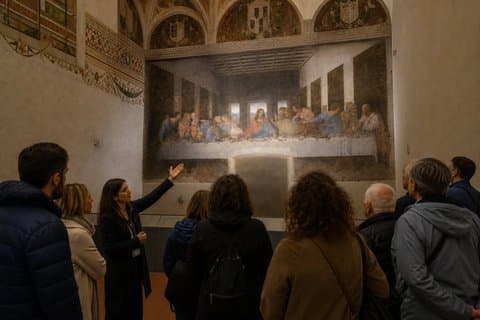 Milano: Gå förbi kön-tur till den sista måltiden och Santa Maria delle Grazie