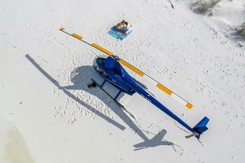 Whitehaven Rest and Relax Package 2hr Beach and Helicopter Tour