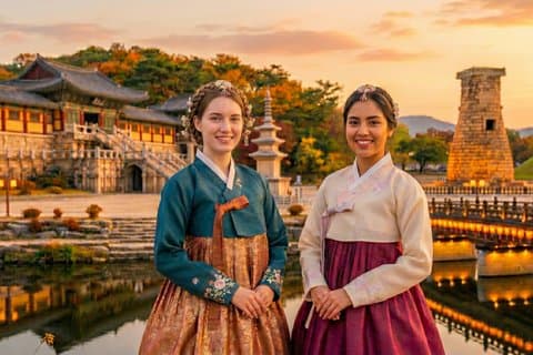 Tur till Gyeongjus världsarv från Busan