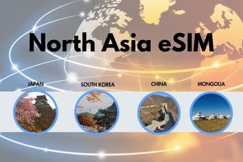 Norte de Asia eSIM (entrega inmediata)