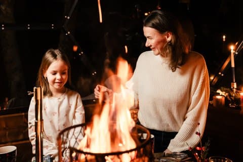 La Gastronomia Aurora : Cena con igloo in vetro gourmet e Safari Aurora