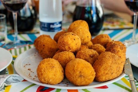 タオルミーナでシークレットガーデンアランチーノ作り教室