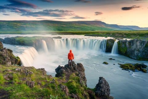 Tour privado por la costa : cascada Godafoss & Un viaje a través