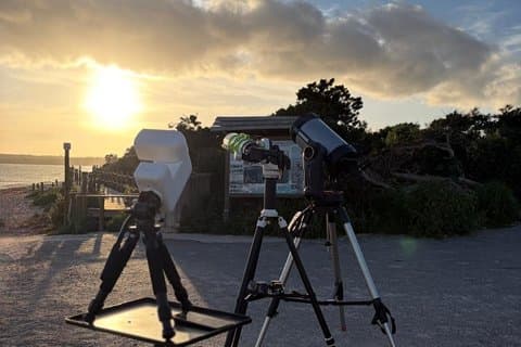 VIP experience obs astronomy Sun planets and satellites