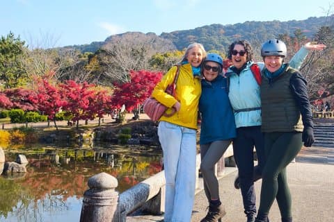 Kyoto E-Bike gjennom Willows og Ancient Gates: liten gruppe tur